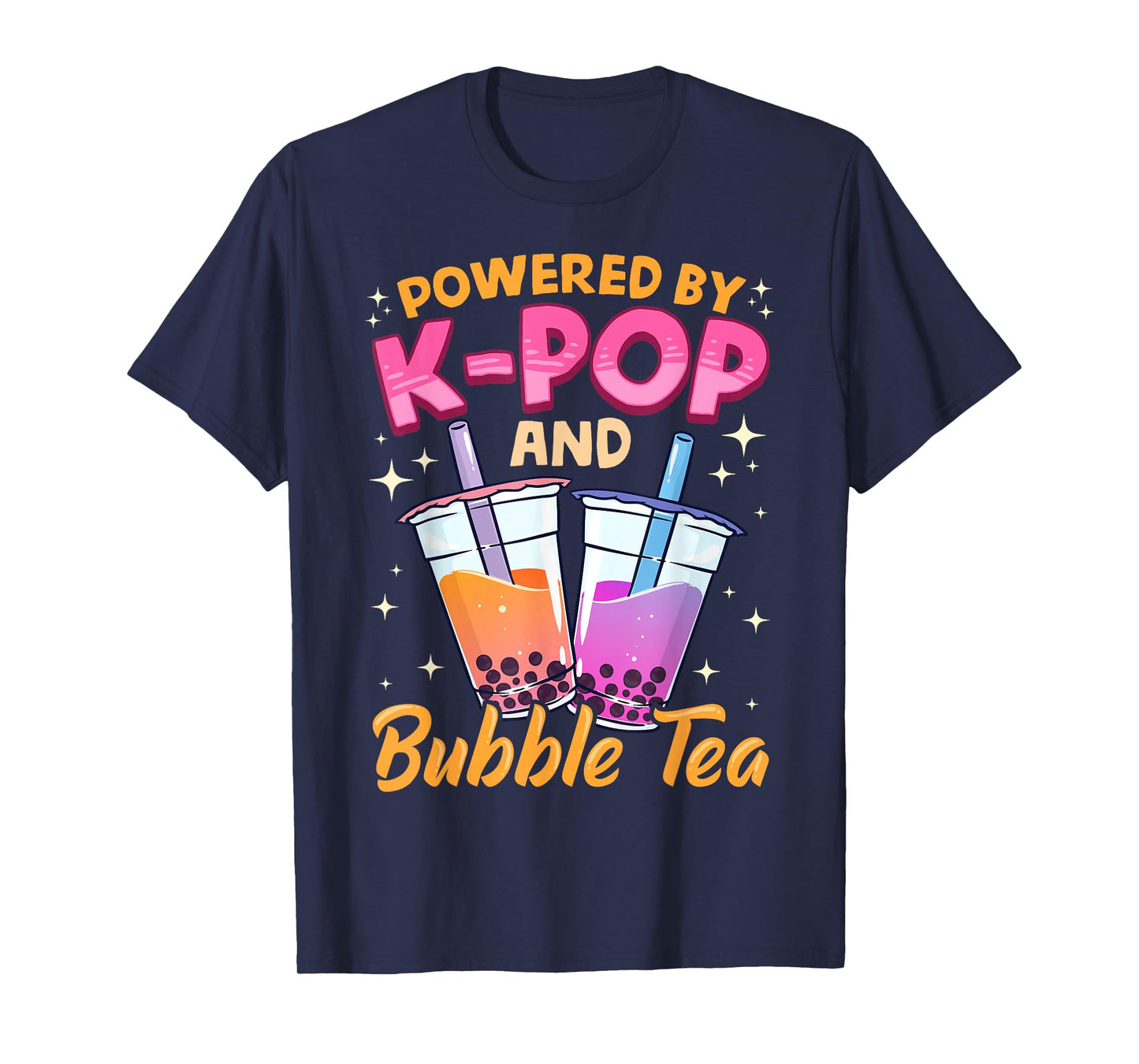 Bubble Tea Boba K-POP Music Lover Korean Milk Matcha Anime T-Shirt