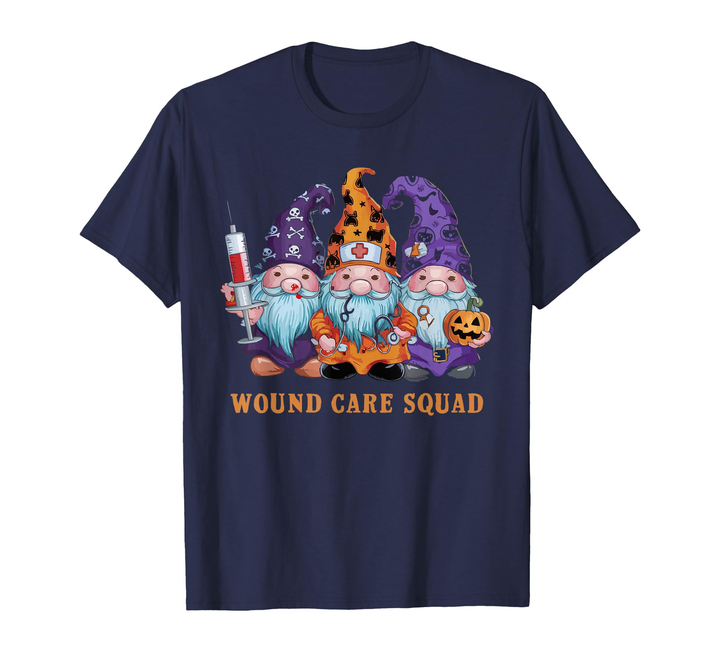 Halloween Wound Care Nurse Spooky Nursing Trick Or Treat T-Shirt