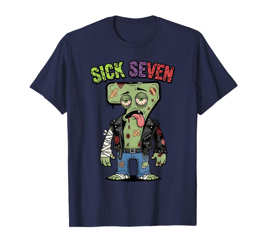 67 Funny Zombie Six Seven Humor Meme Brainrot Sick Seven T-Shirt