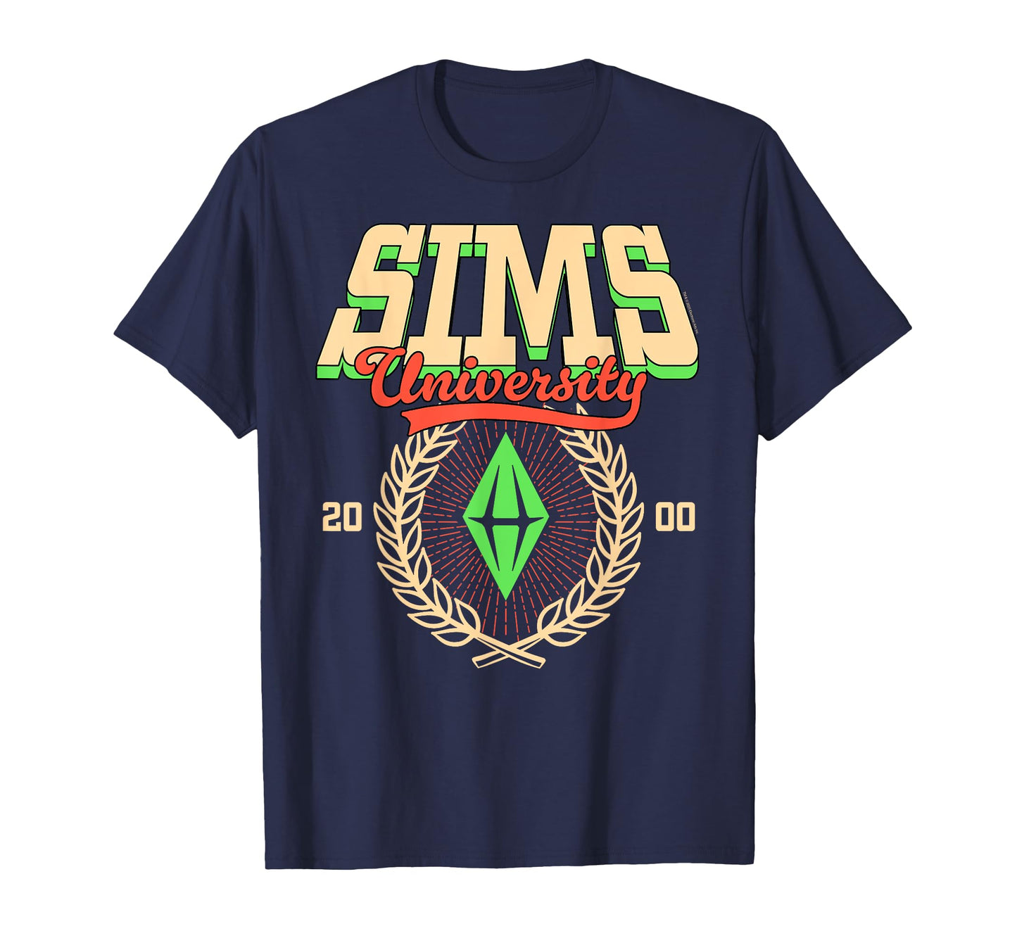 The Sims Est. 2000 Sims University Video Game T-Shirt