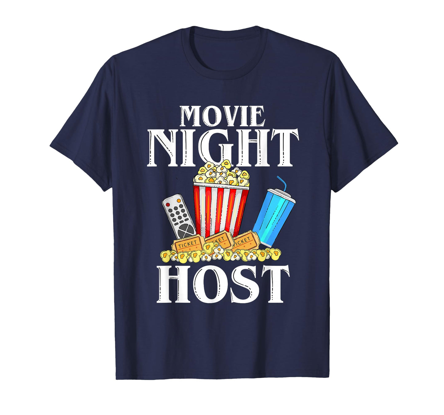 Family Movie Night Outfit For Men Women Kids - Movie Lover T-Shirt