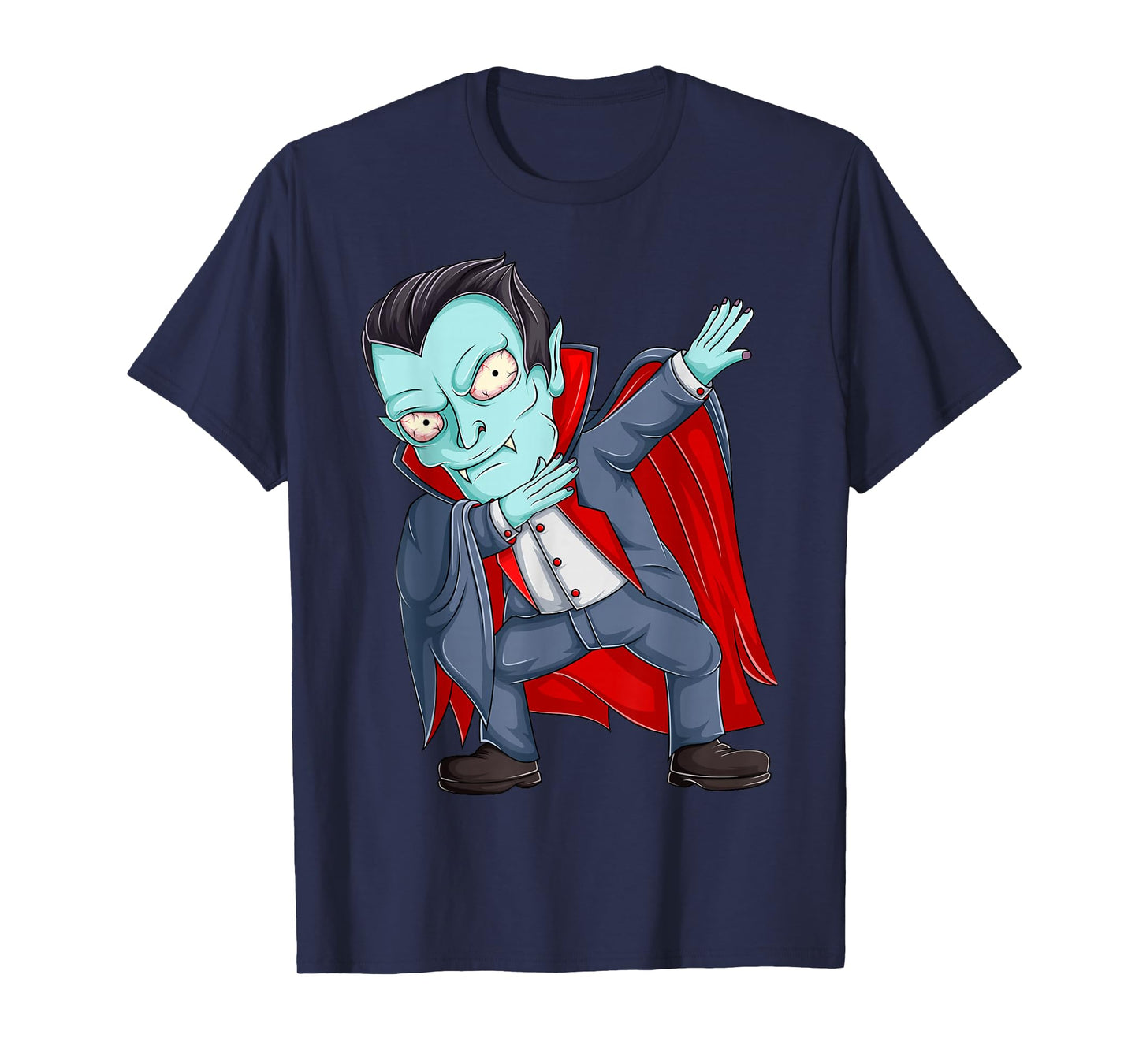 Dabbing Dracula Vampire Shirts Toddler Halloween Boys Kids T-Shirt