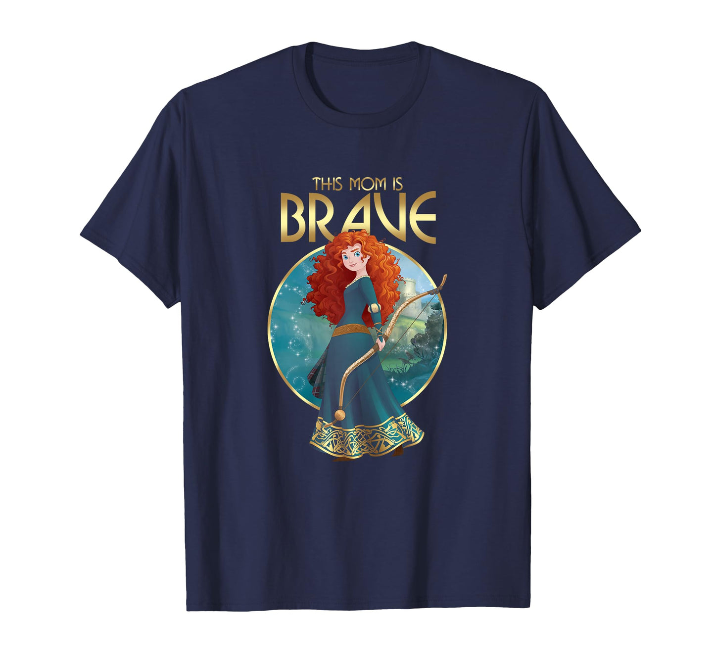 Disney Pixar Brave Mother's Day You are Brave Merida Logo T-Shirt