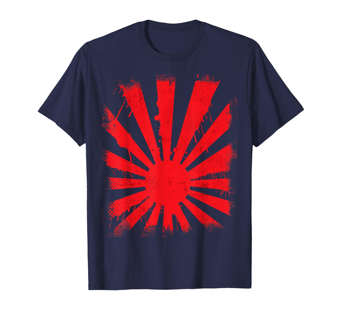 Japanese flag dripping rising sun flare T-Shirt