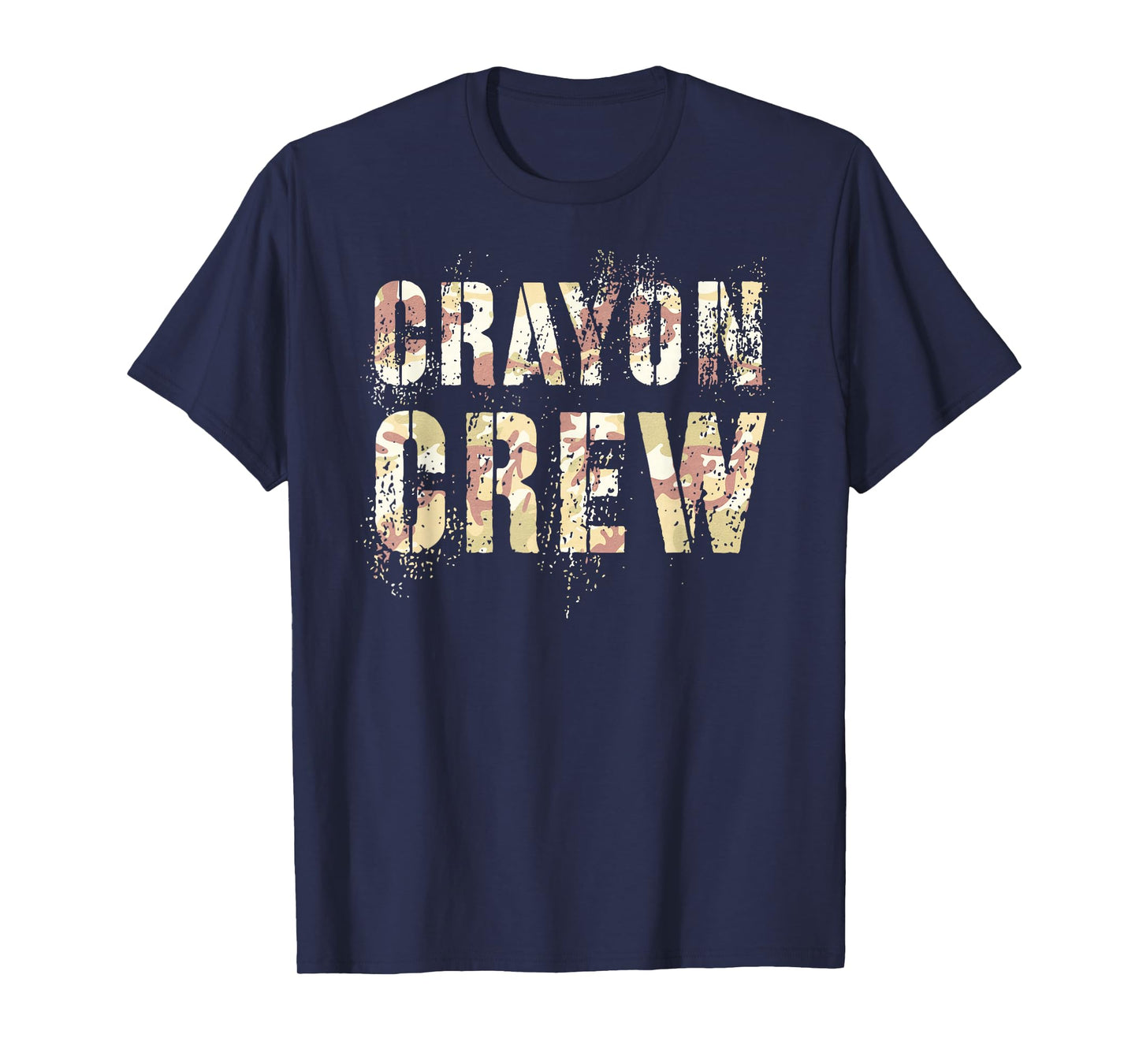 Veteran CRAYON CREW Eater Proud Officer Military Corp Theme T-Shirt