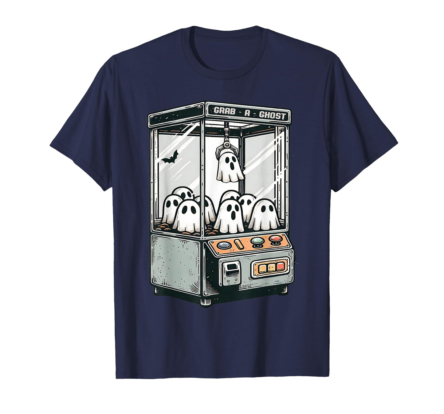 Grab A Ghost Claw Machine Arcade Funny Halloween Kid Toddler T-Shirt