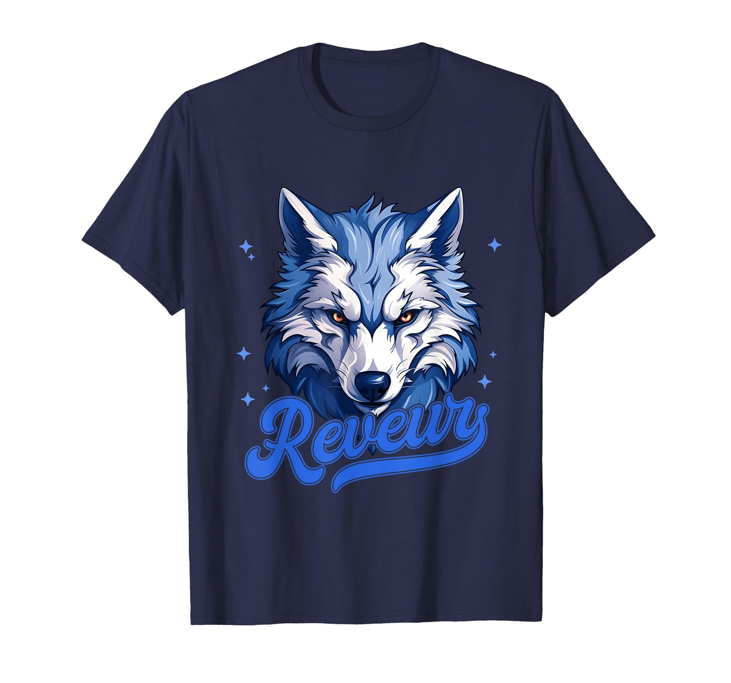 Reveur House of Dreamers Blue Wolf Team Spirit Student T-Shirt