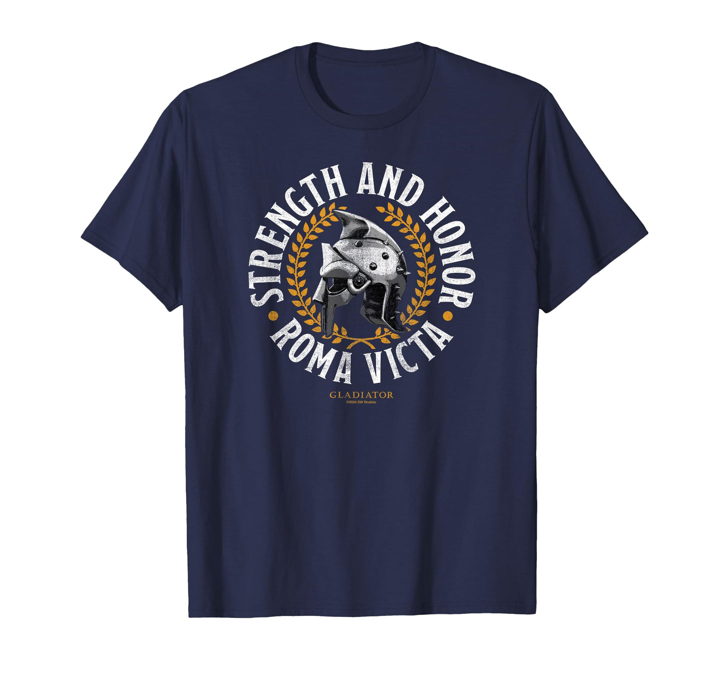 Official Gladiator Movie: Strength and Honor Roma Victa T-Shirt