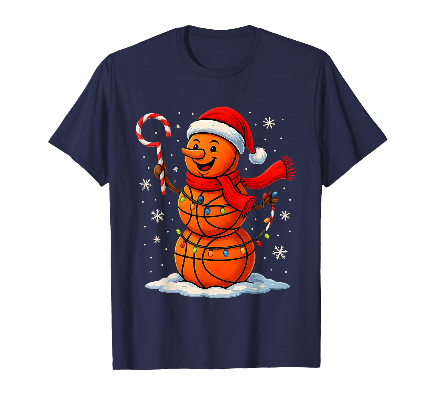 Holiday Santa Basketball Player Tee Gift T-Shirt