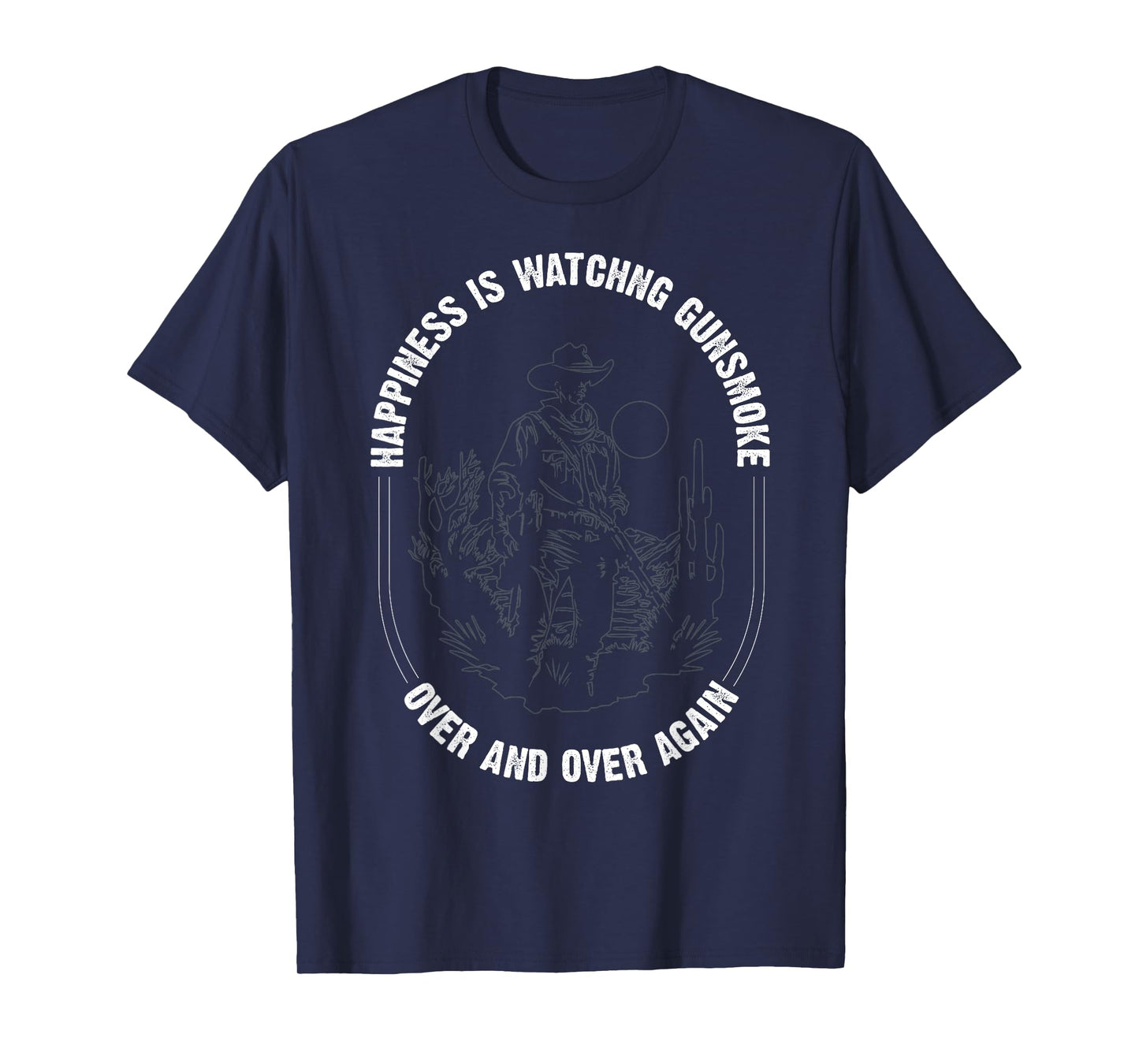 Cowboy - Gunsmoke Over And Over Again T-Shirt
