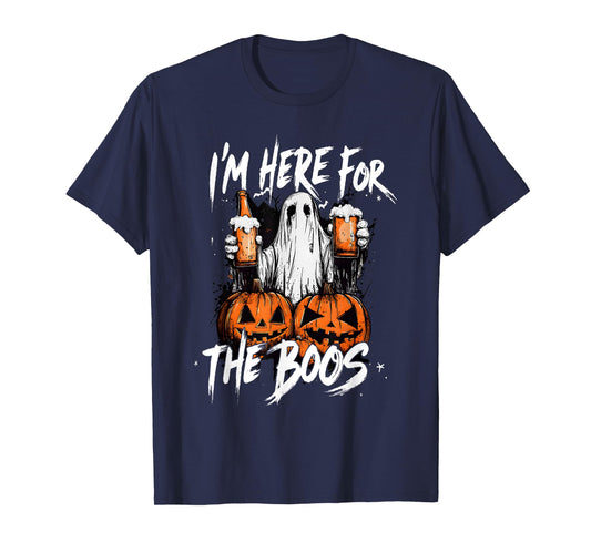 I'm Just Here for The Boos Scary Ghost Halloween Costume T-Shirt