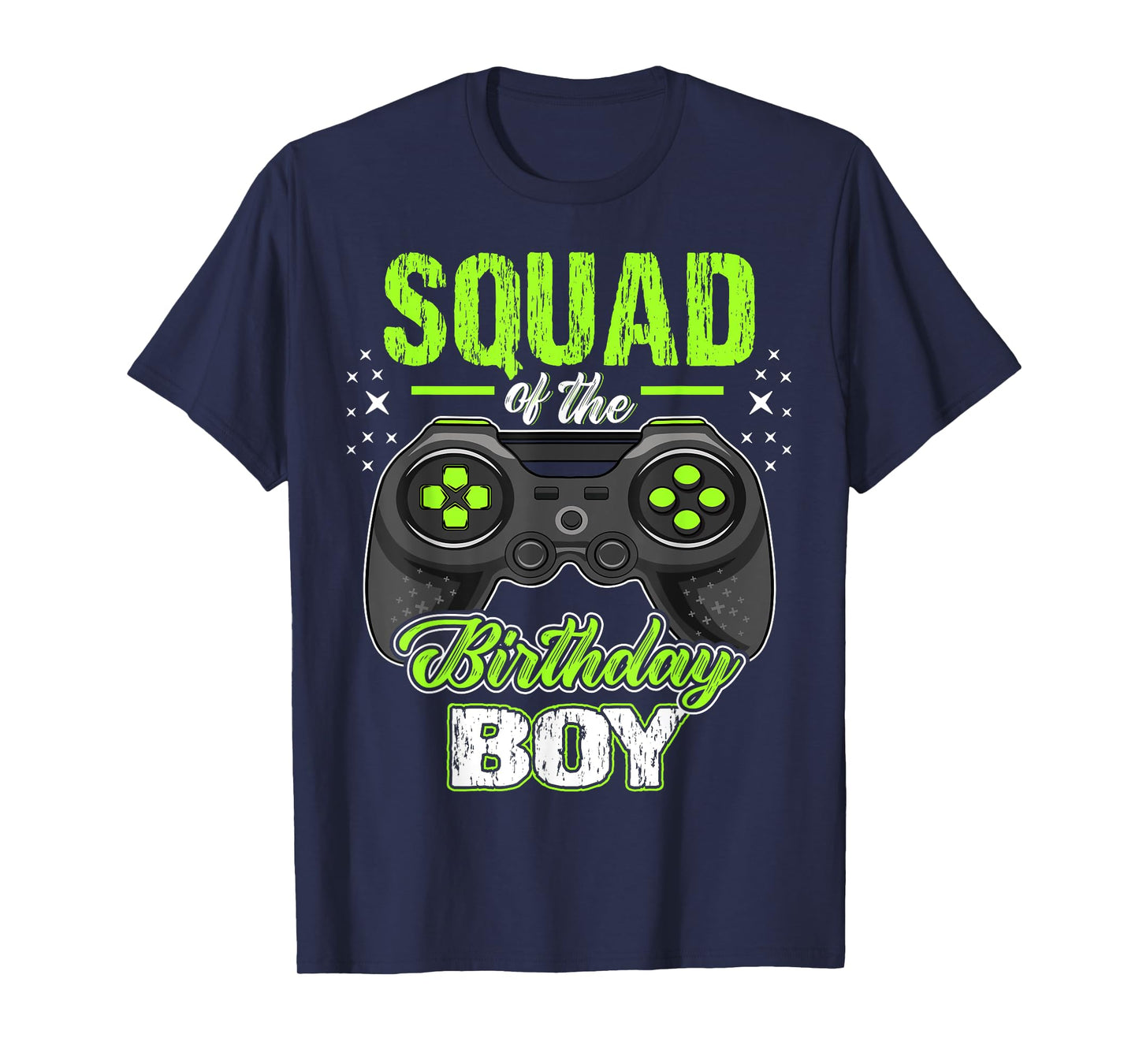 Squad of the Birthday Boy Matching Video Gamer Birthday T-Shirt