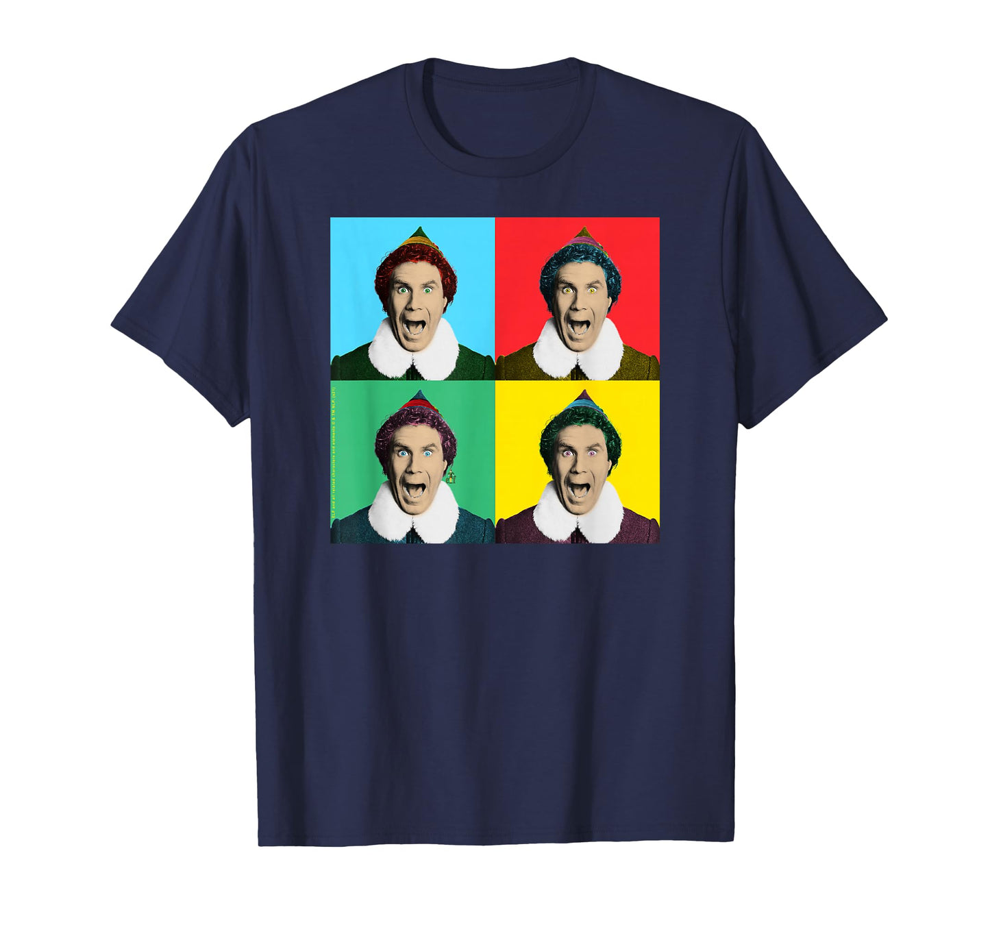 Elf Movie Buddy Pop Art Christmas Movie T-Shirt
