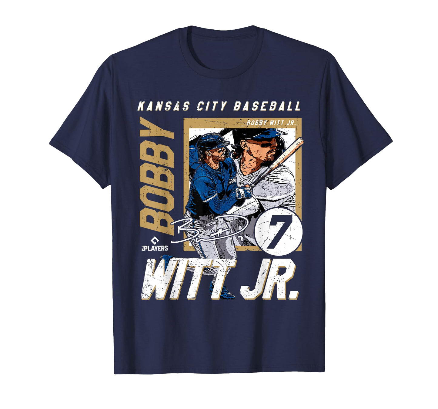 Bobby Witt Jr. | Kansas MLB Baseball Players| MLBBWI204M T-Shirt