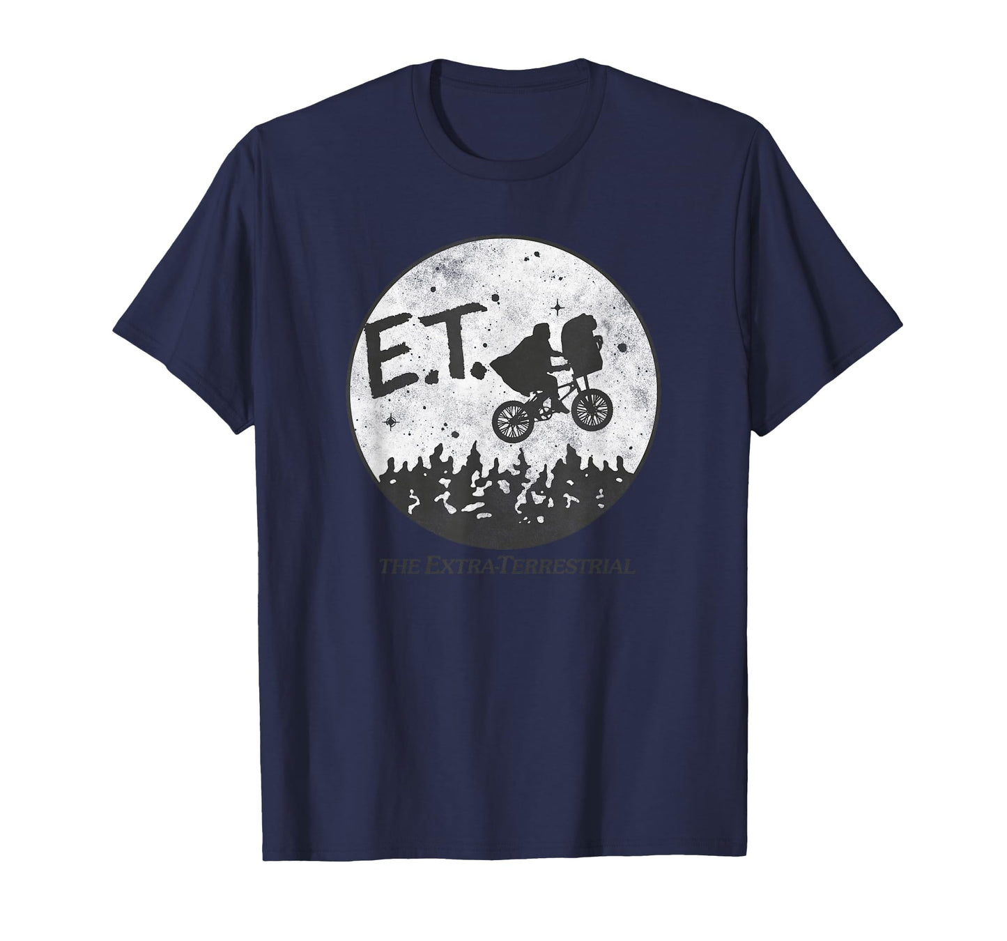E.T. The Extra-Terrestrial Classic Flying Bike Poster T-Shirt