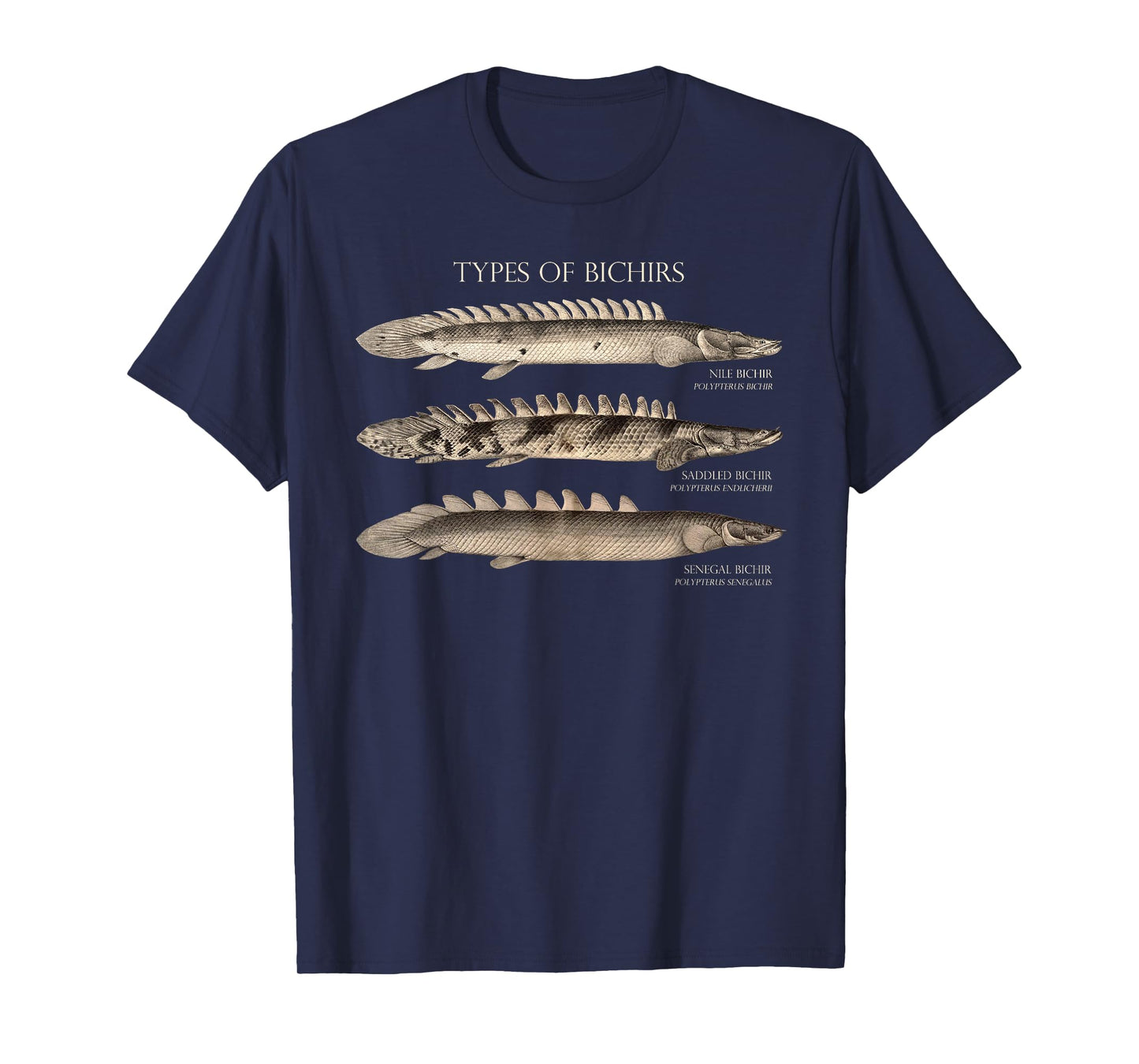 Bichir Types Aquarium Fish Monster Fish Keeper Aquarist T-Shirt