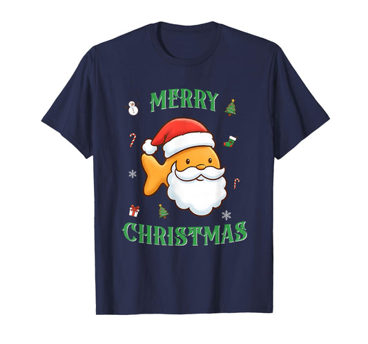Santa Goldfish Cracker T-Shirt