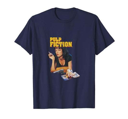 Pulp Fiction Vintage Mia Wallace PAPL2616 T-Shirt
