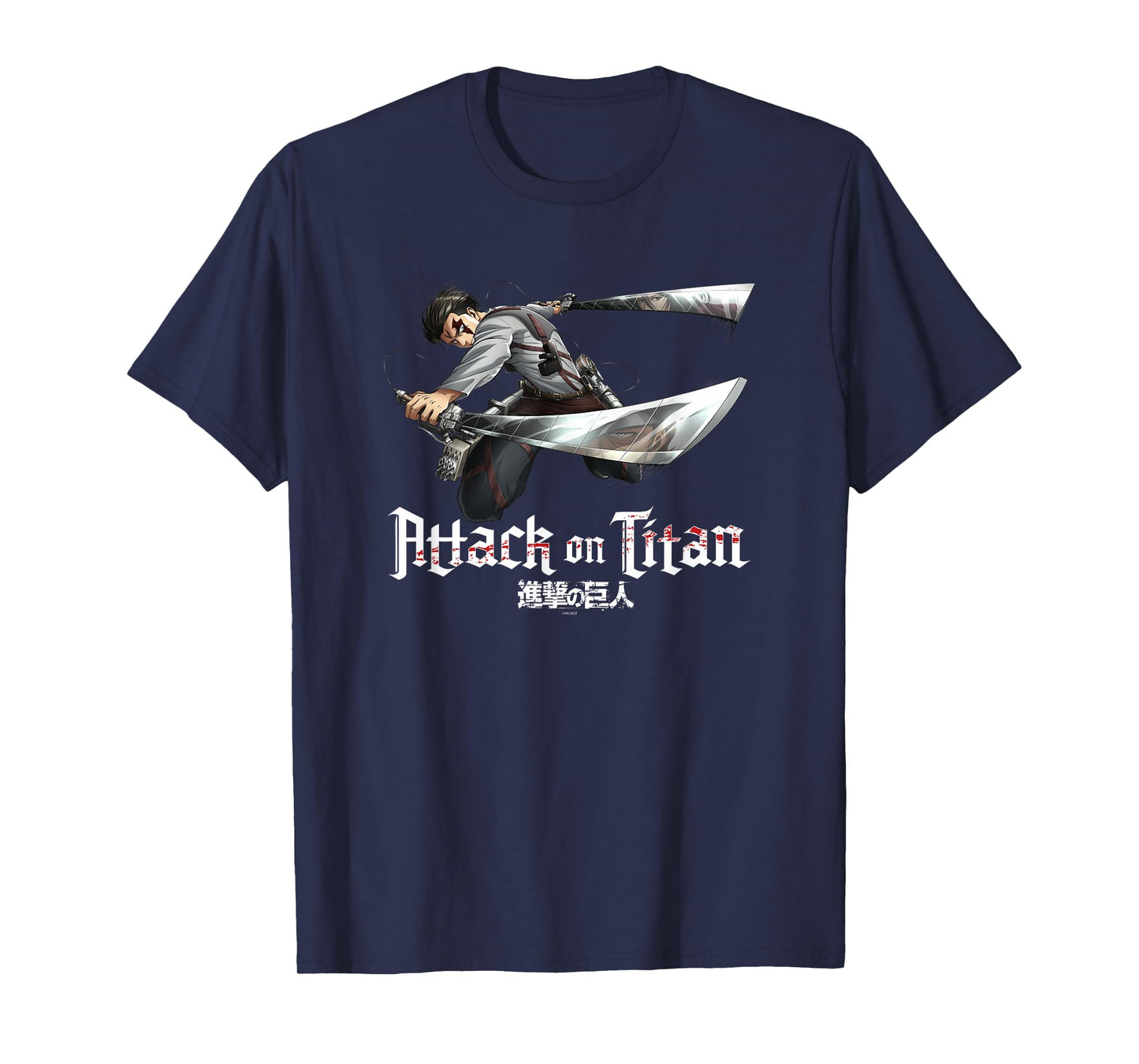 Attack on Titan Season 3 Levi Jump Attack Anime T-Shirt