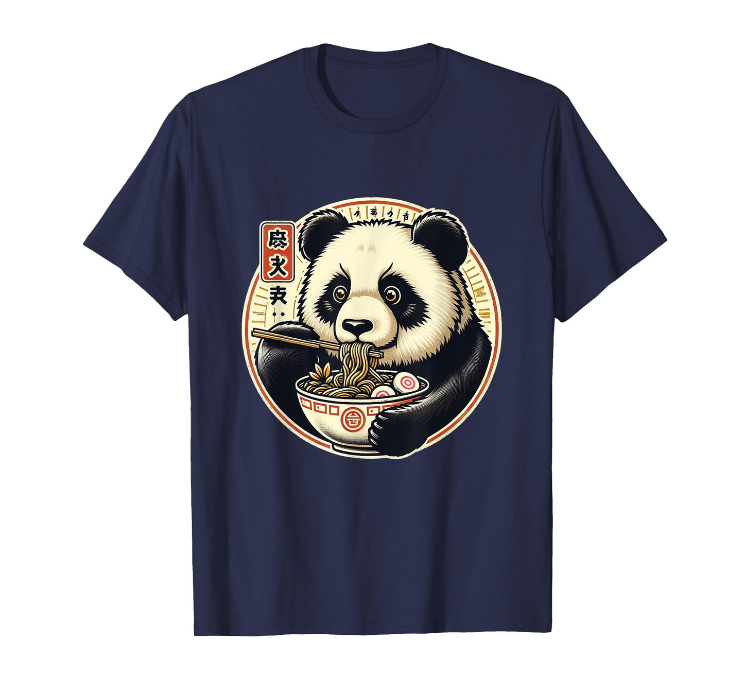 Panda Ramen Kawaii Neko Japanese Noodles Aesthetic T-Shirt