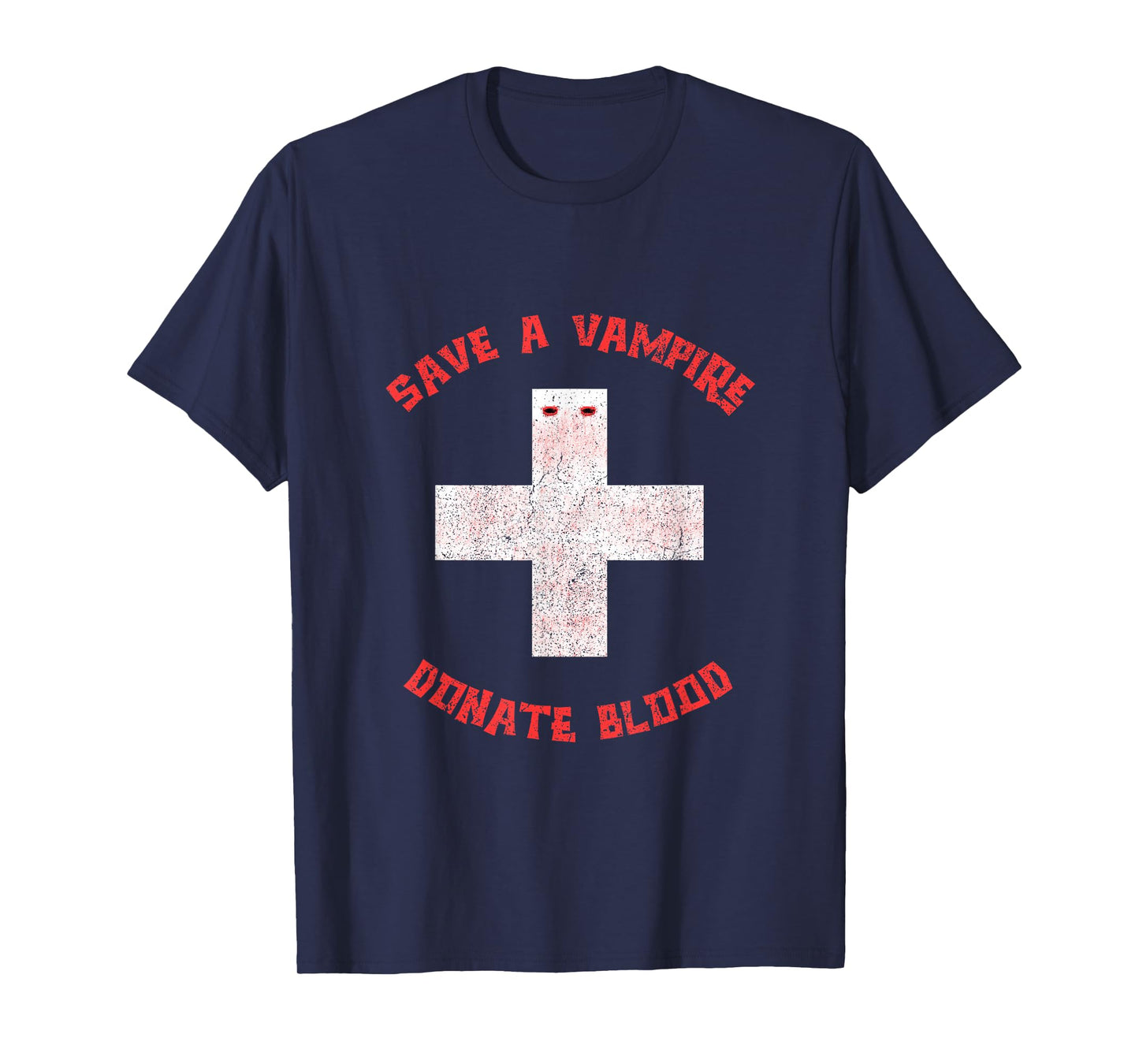 Save A Vampire Donate Blood Funny Halloween T-Shirt