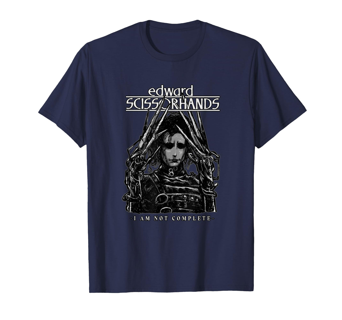 Edward Scissorhands I Am Not Complete Gothic T-Shirt