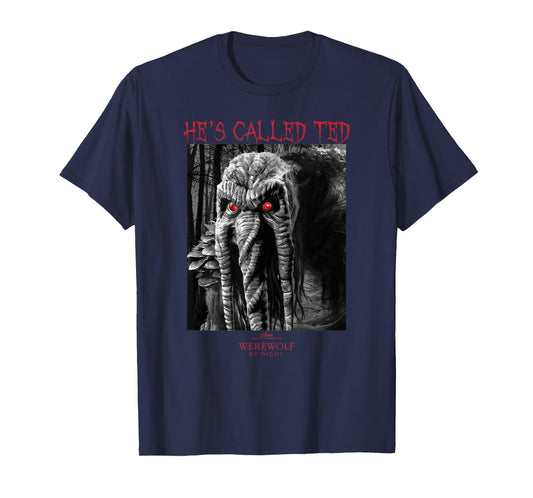 Marvel Werewolf by Night Man-Thing Hes Called Ted Portrait T-Shirt
