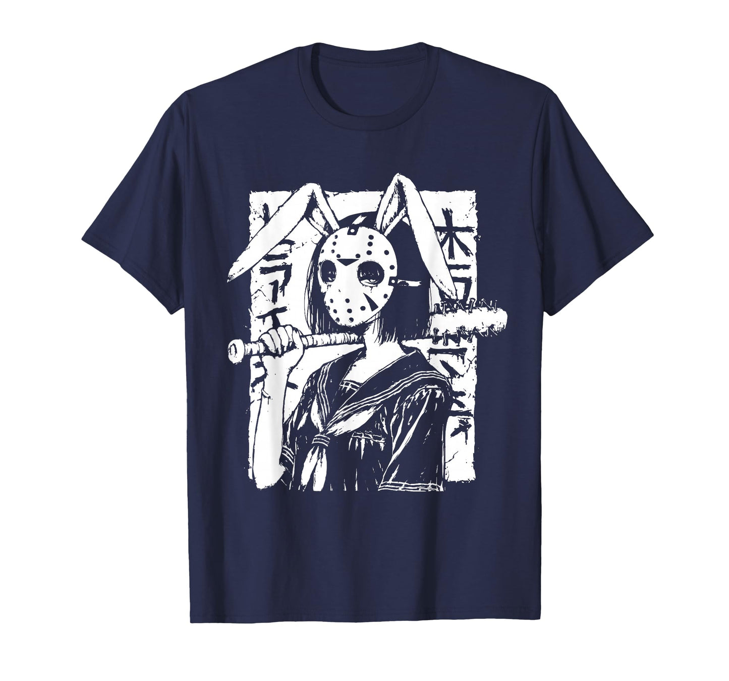 Creepy Horror Bunny Girl Anime Manga Alt Kawaii Harajuku T-Shirt