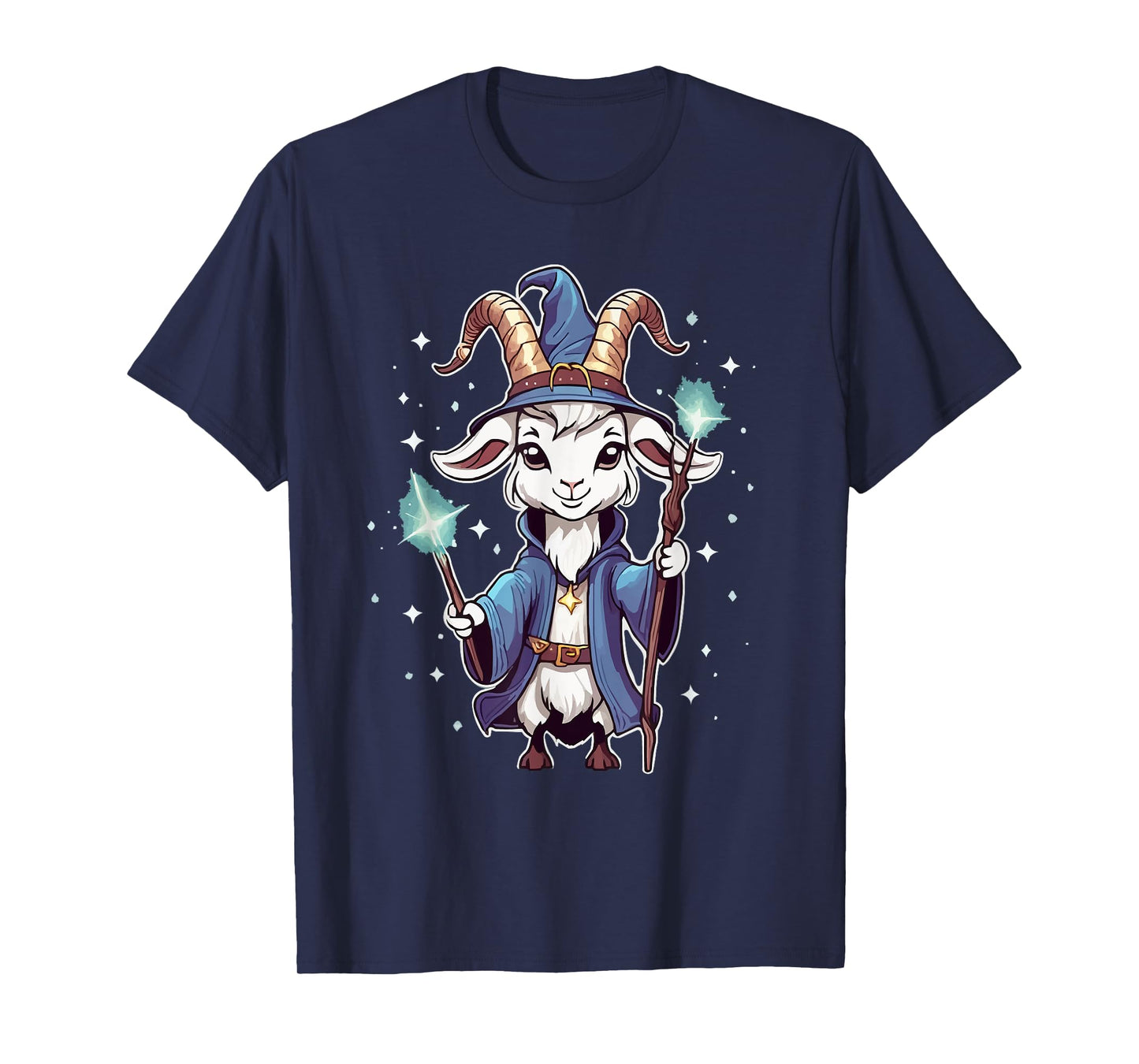 Mystic Magic Wizard Goat Games T-Shirt