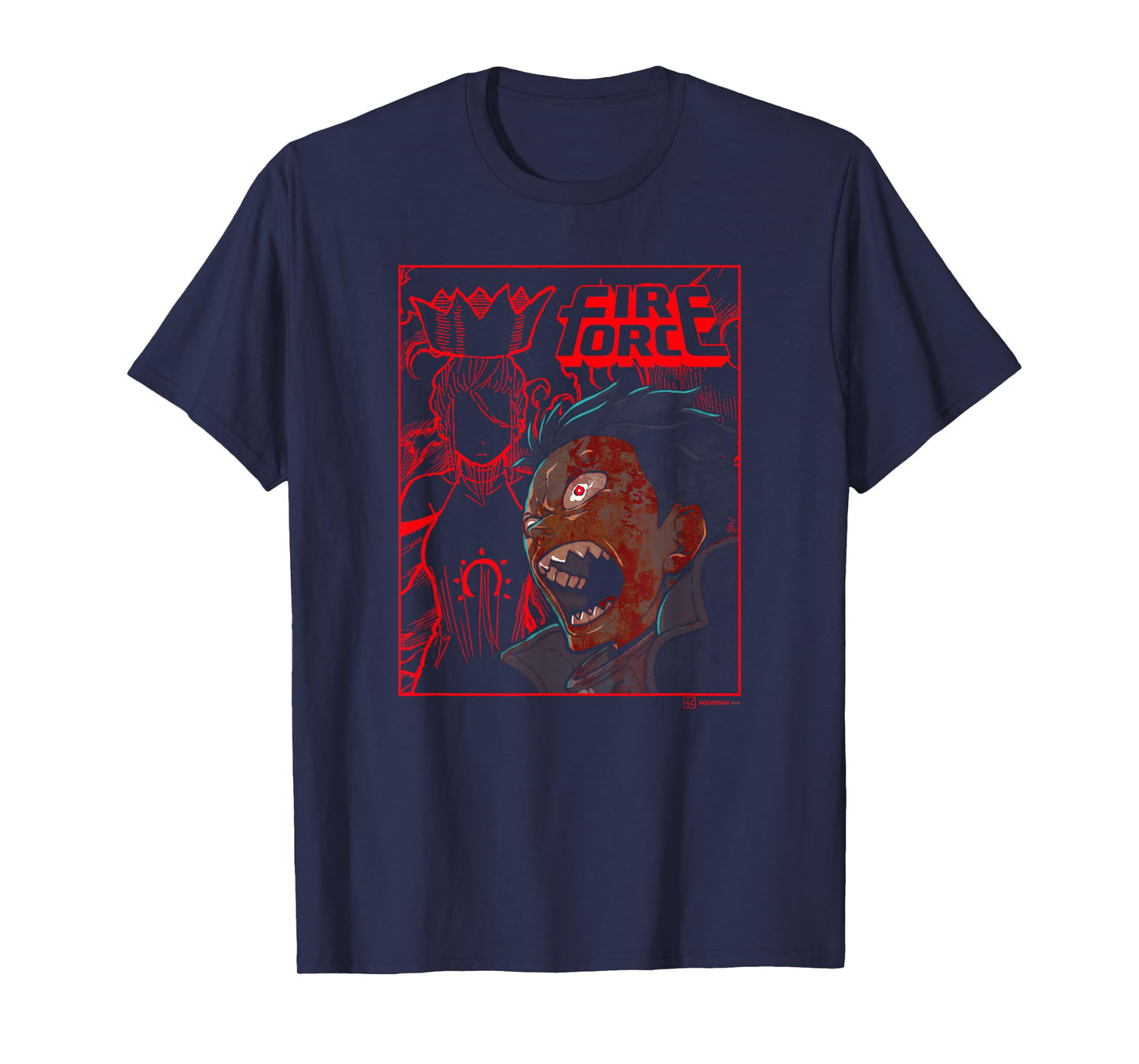 Fire Force Shock Shinra Haumea Silhouette T-Shirt
