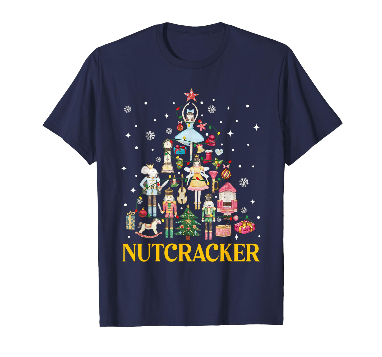 Christmas Nutcracker Squad Ballet Dance Women Kid Girls Xmas T-Shirt