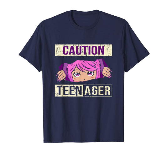 Funny Teenager 13th Birthday cool Girls Teens Anime T-Shirt