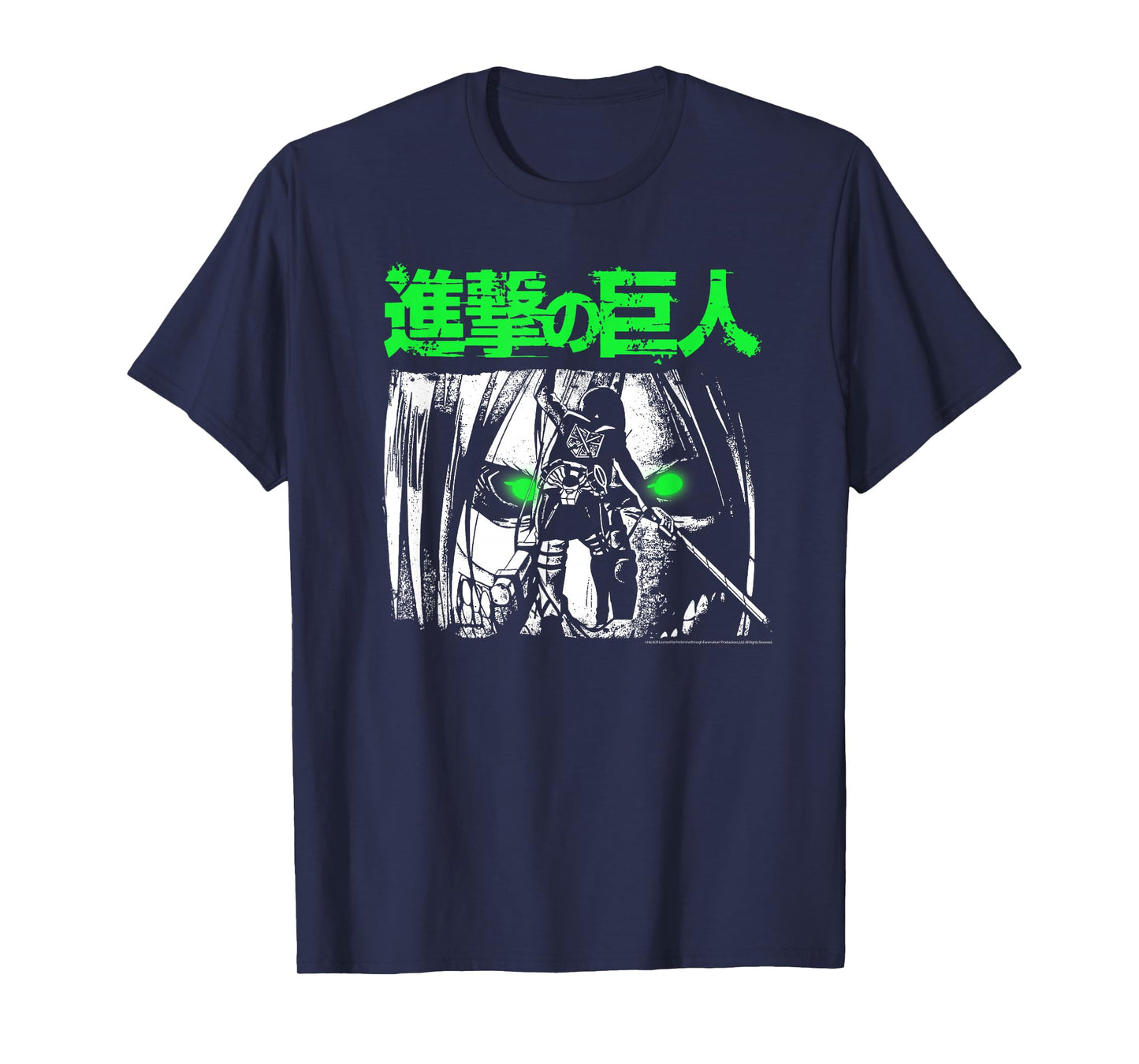 Attack on Titan Green Eyes Titan Anime T-Shirt