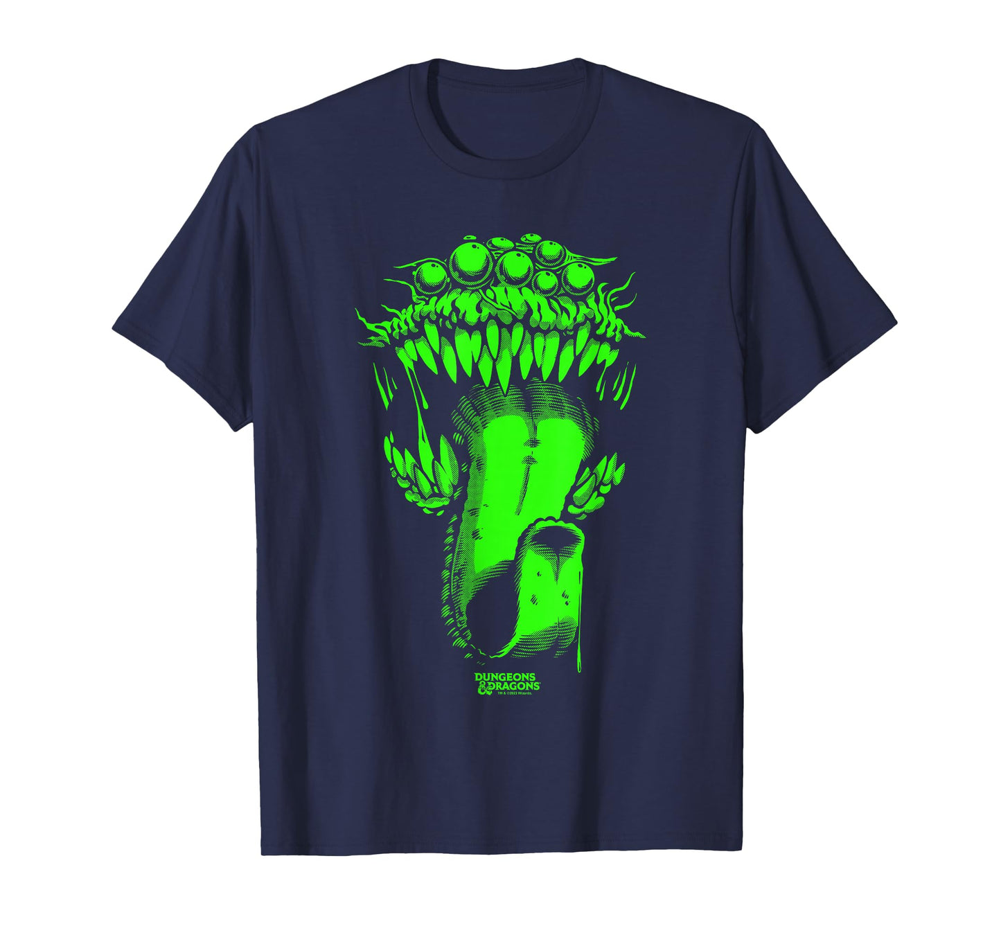Dungeons & Dragons Halloween Neon Green Mimic Costume T-Shirt