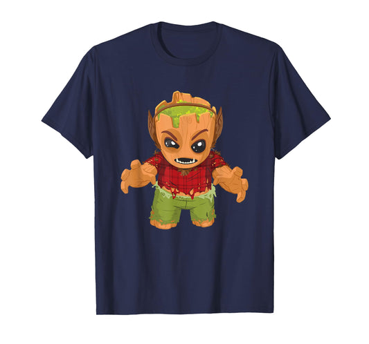 Marvel Classic Halloween Baby Groot Cute Werewolf Costume T-Shirt