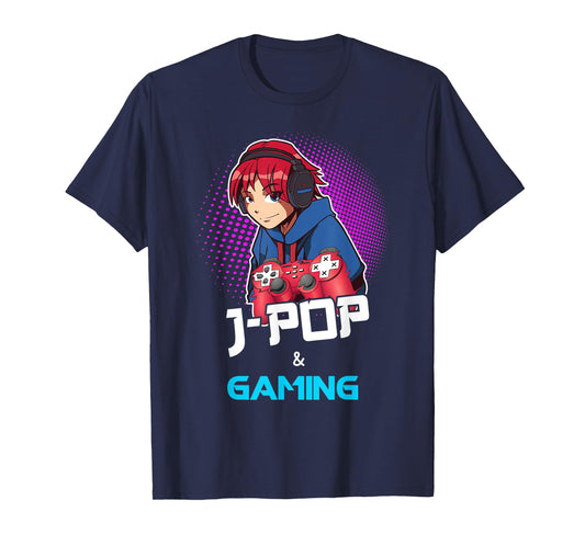 J-Pop Shirt Gamer Video Gaming Anime Japanese Pop Music T-Shirt