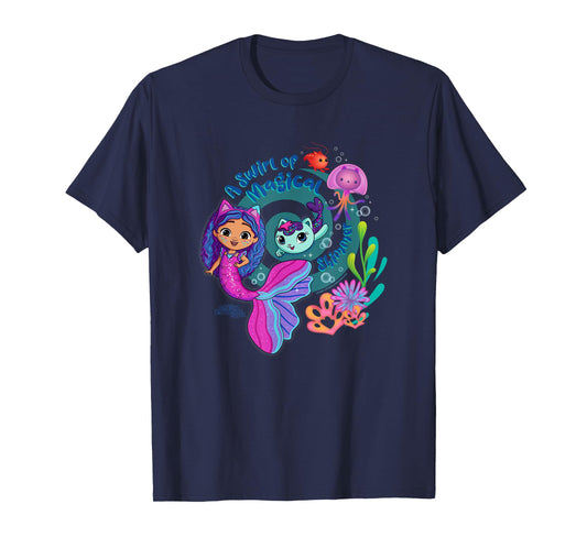 DreamWorks Gabby’s Dollhouse The Movie Swirl of Magical Fun T-Shirt