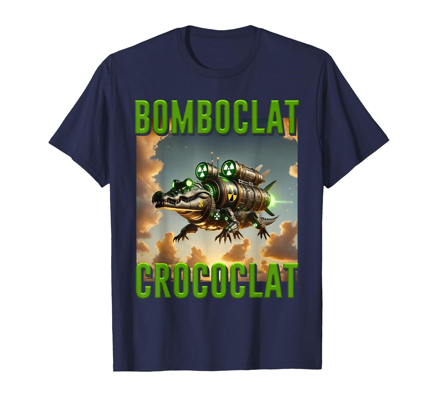 Italian Brainrot Character Bomboclat Crococlat Kids Boy Meme T-Shirt