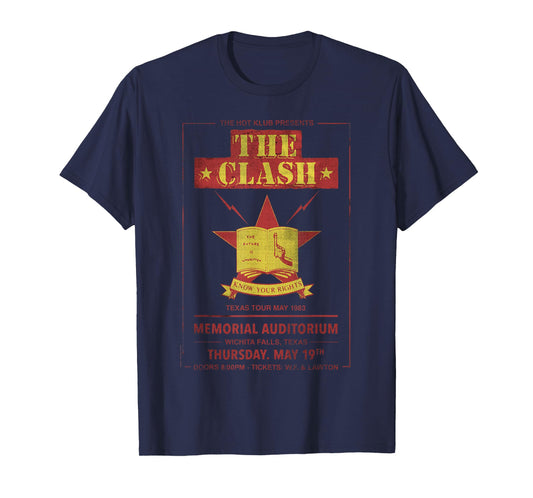 The Clash - Texas Tour 83' Wichita Falls T-Shirt