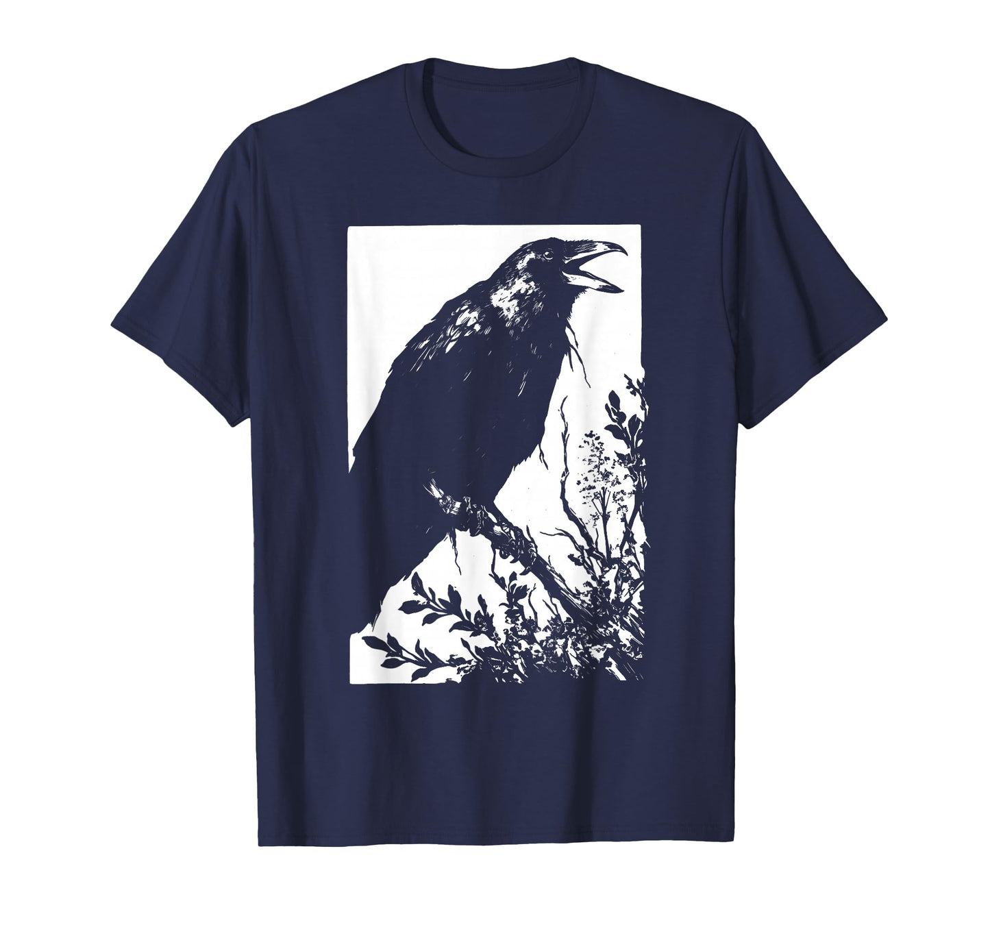 Crow Weirdcore Goblincore Punk Goth Aesthetic Creepy Horror T-Shirt