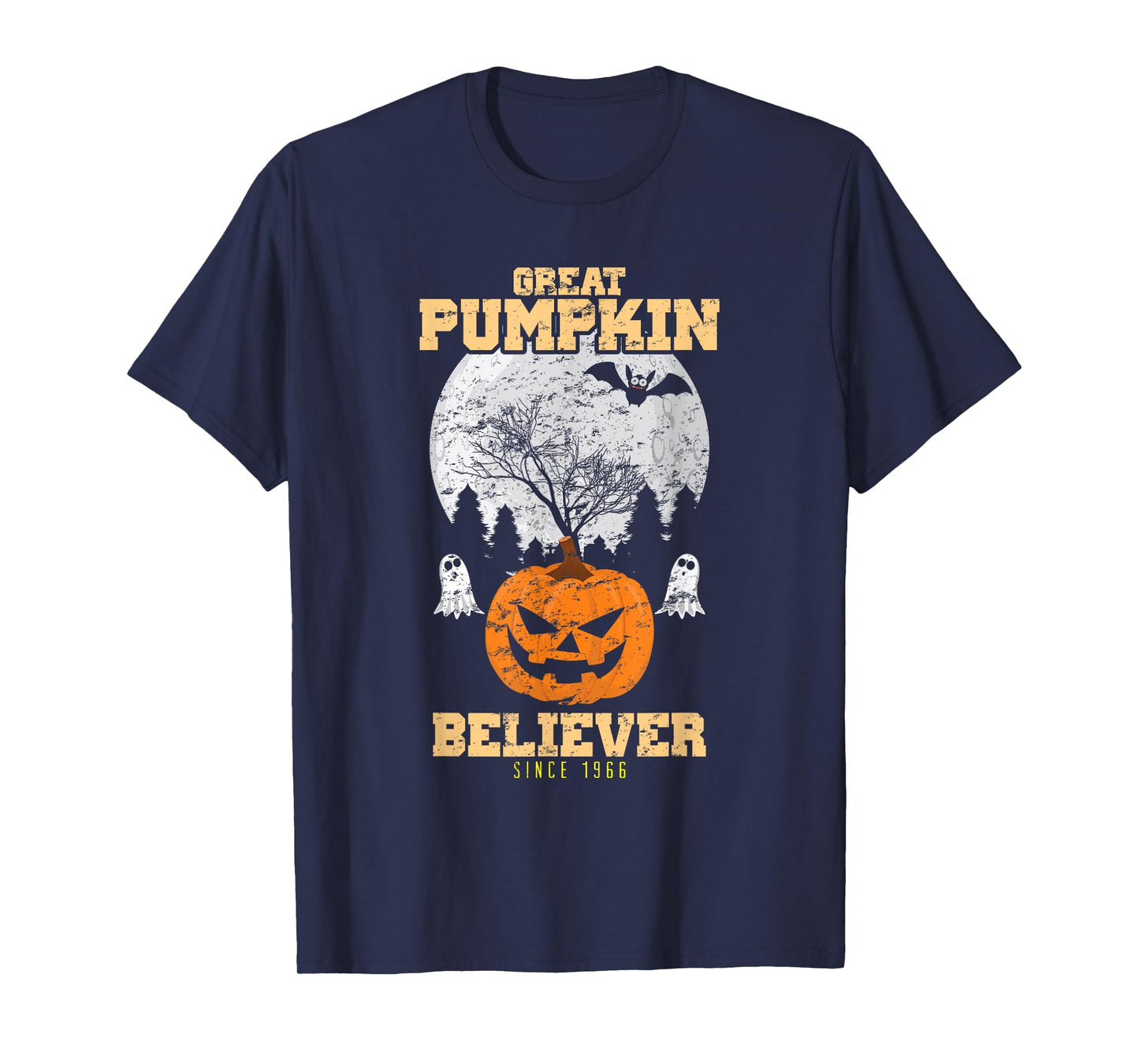 Halloween Great Pumpkin T-Shirt Believer Since 1966 Tee