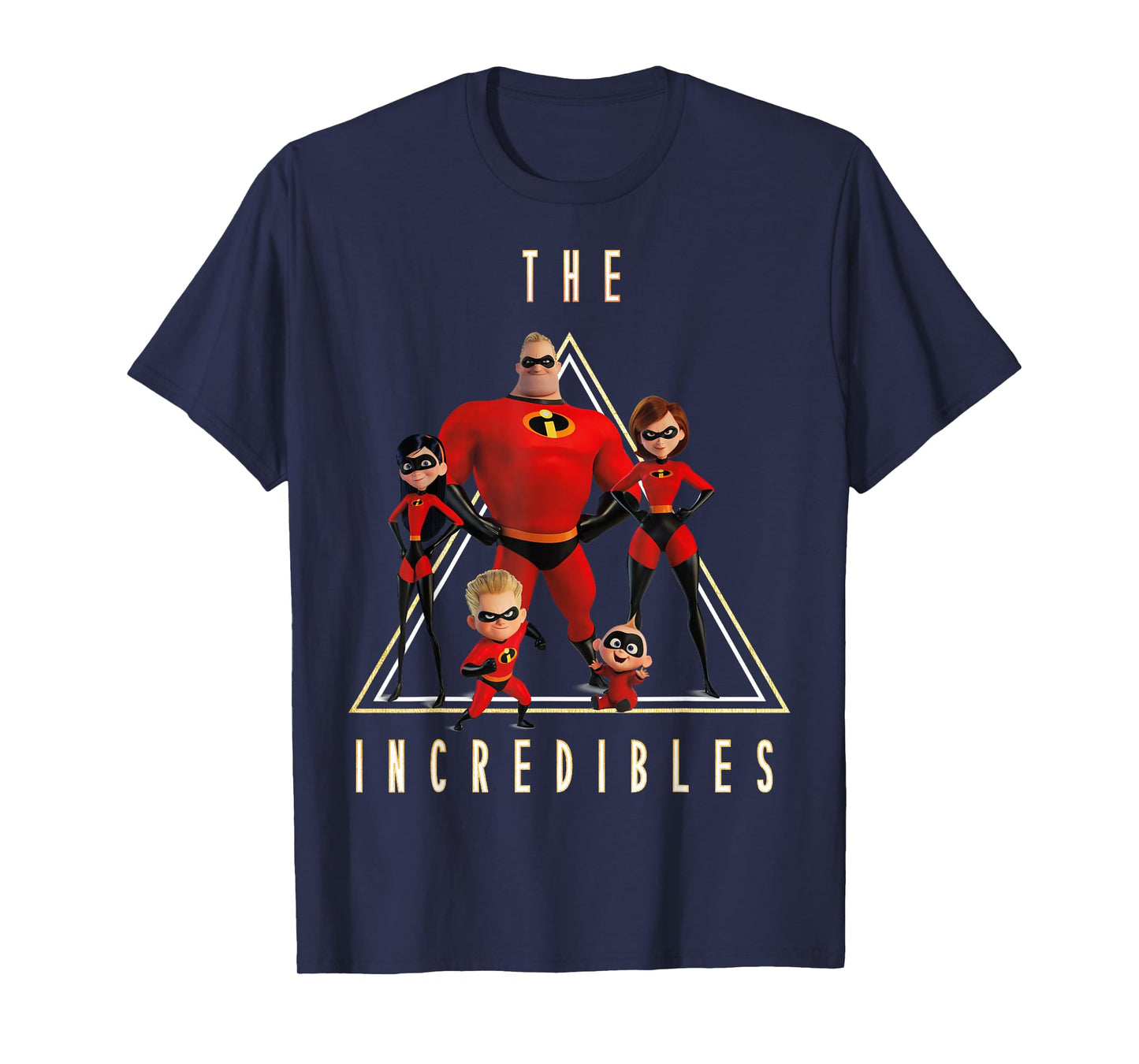 Disney Pixar Incredibles Classic Family Shot Graphic T-Shirt T-Shirt