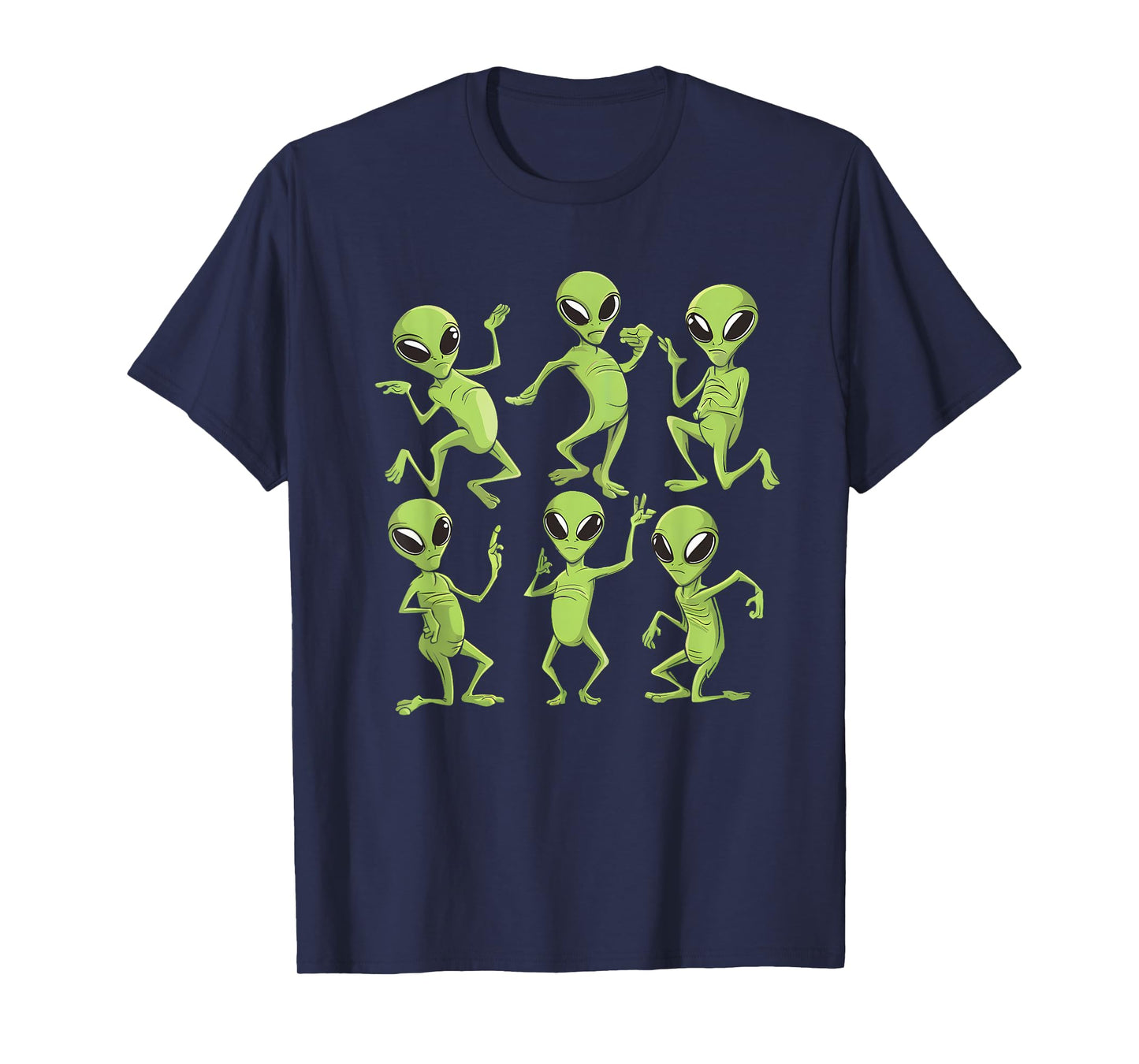 Dancing Aliens Dance Challenge Boys Girls Kids Halloween T-Shirt