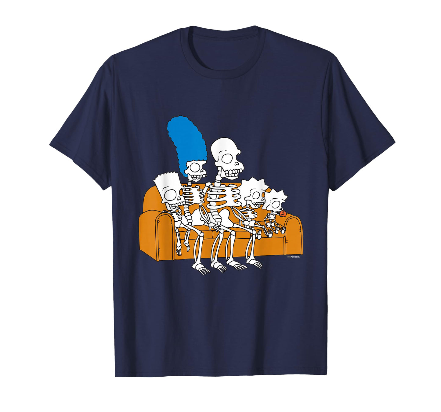 The Simpsons Skeletons Treehouse of Horror Couch Gag T-Shirt