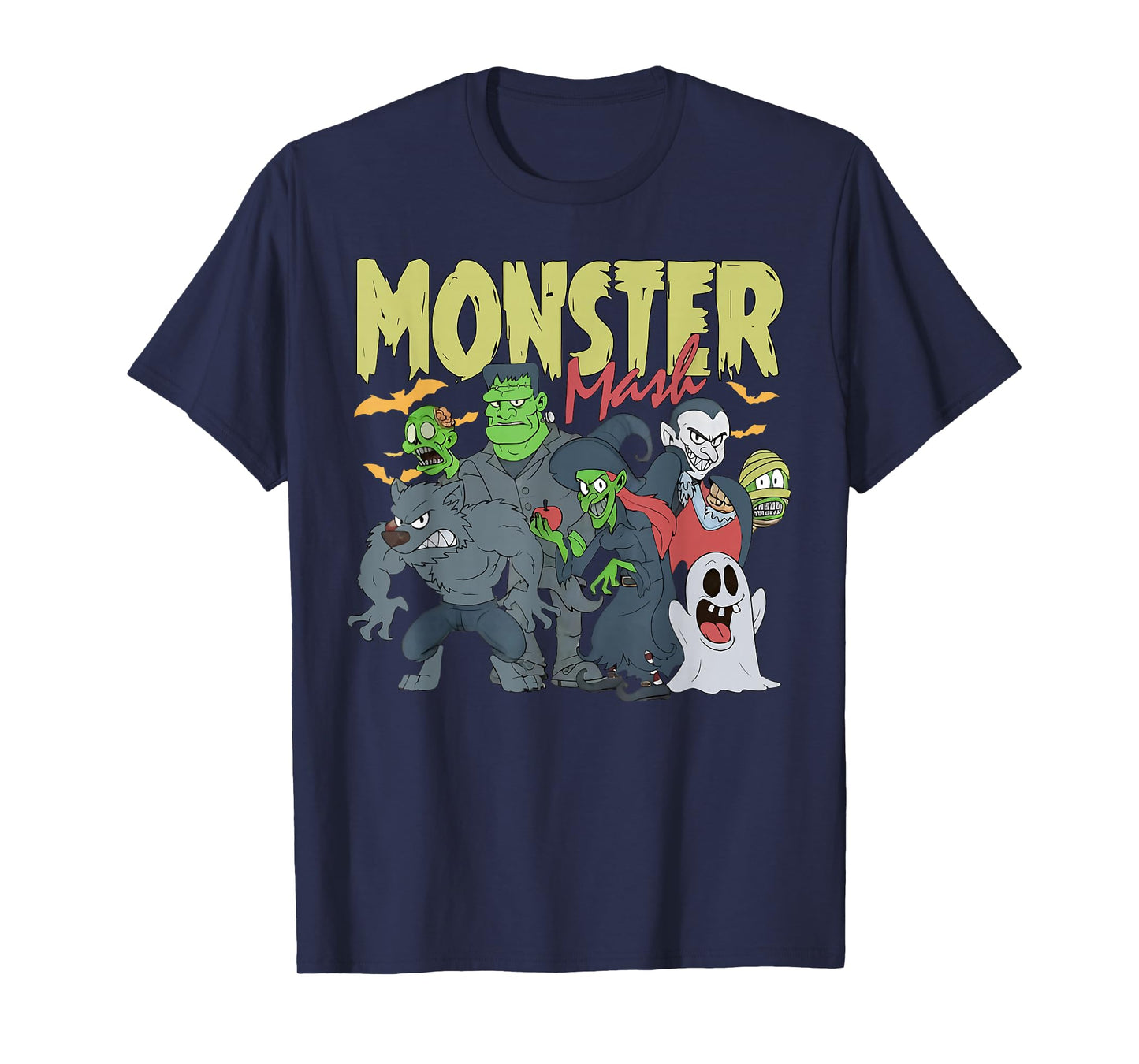 Monster Mash Funny Halloween Spooky Season Trick Or Treat T-Shirt