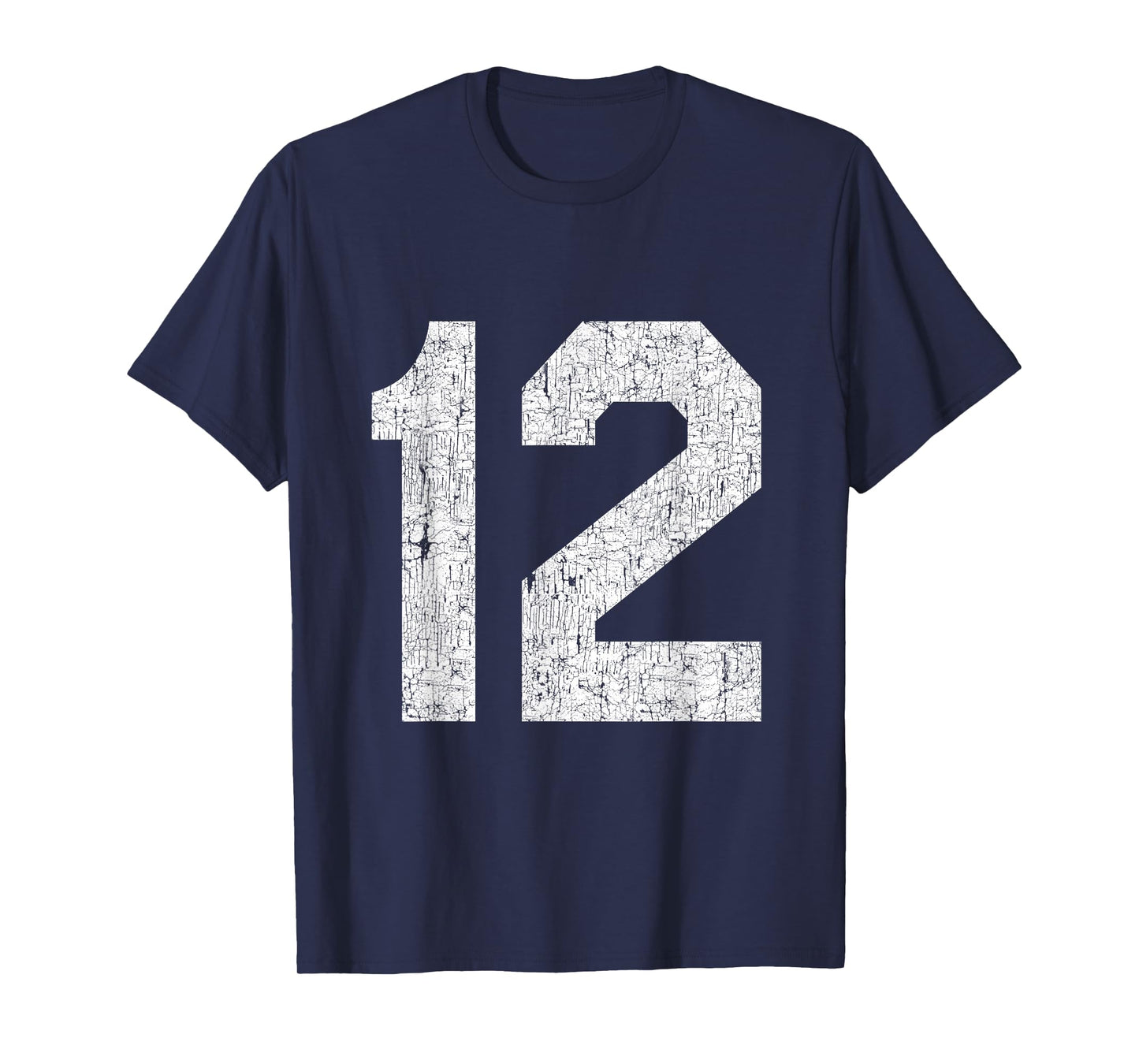 #12 Jersey Uniform Varsity Sports Number, 12th Birthday T-Shirt
