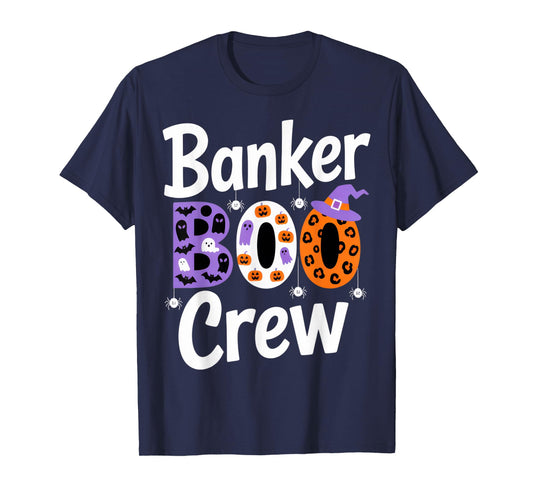 Banker Boo Crew Halloween Fun Costume For Bank Employees T-Shirt