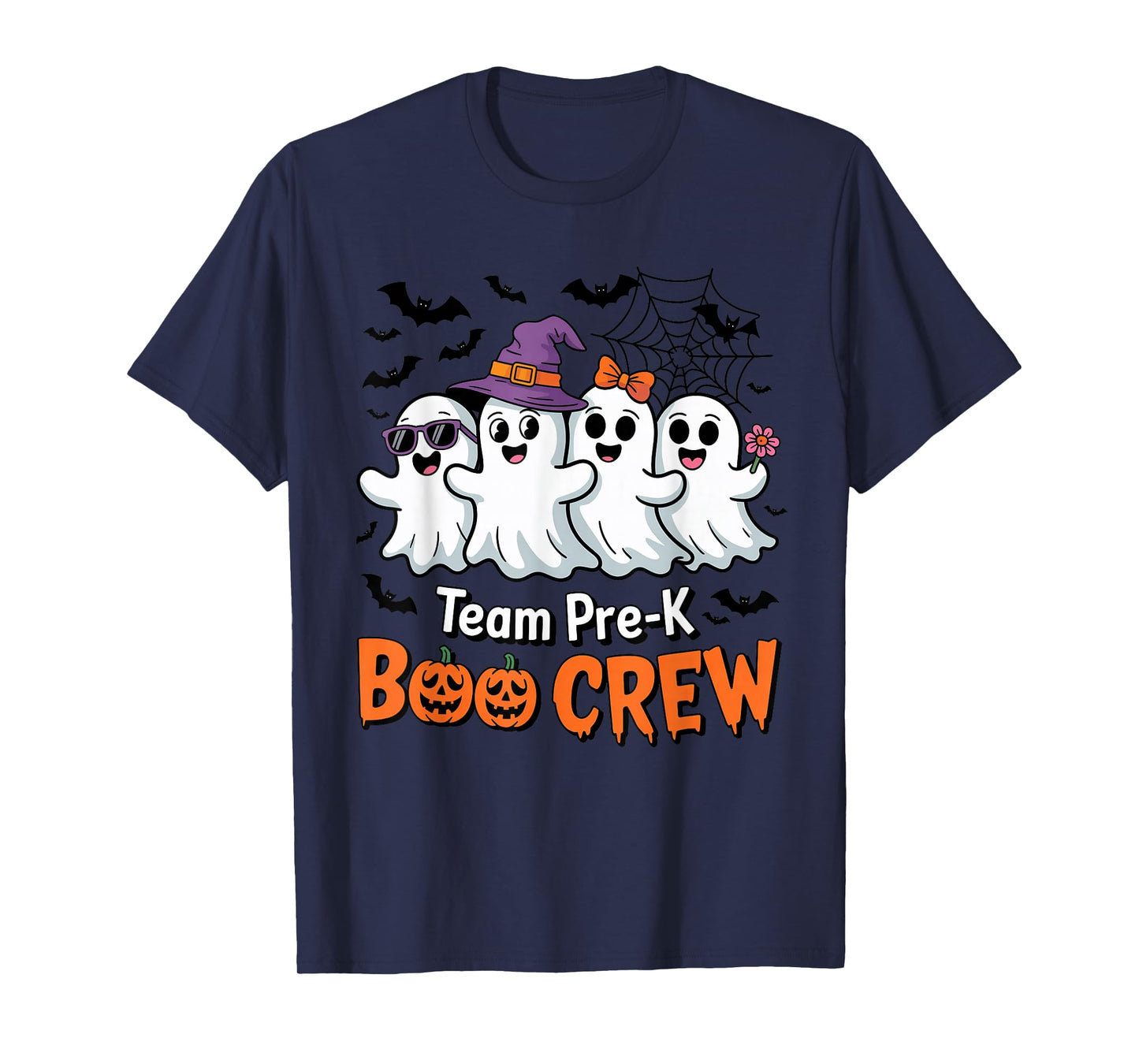 Team Pre-K Boo Crew Halloween Teacher Student Costume T-Shirt