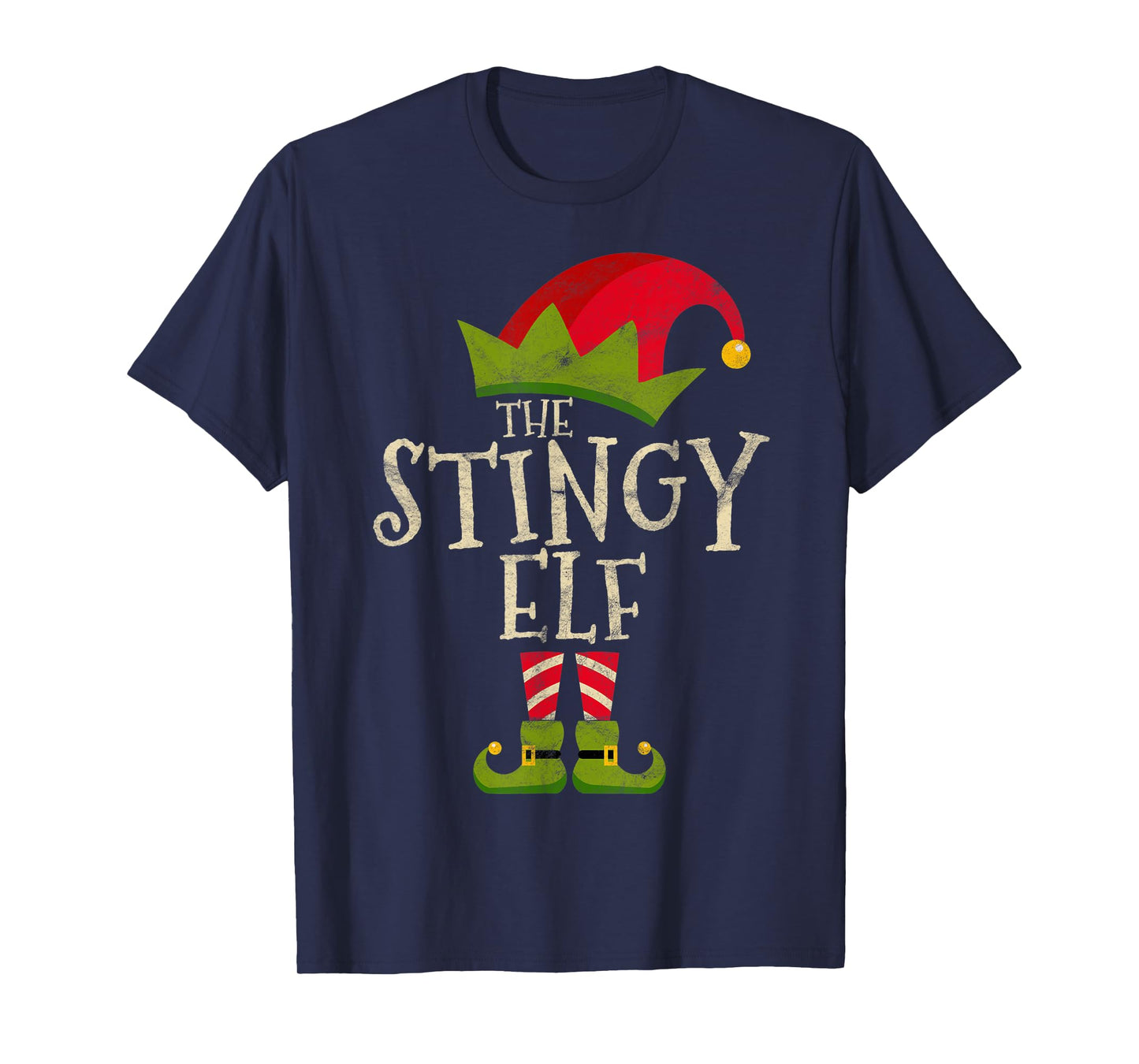 Easy The Stingy Elf Xmas Costume Family Group Gift Christmas T-Shirt