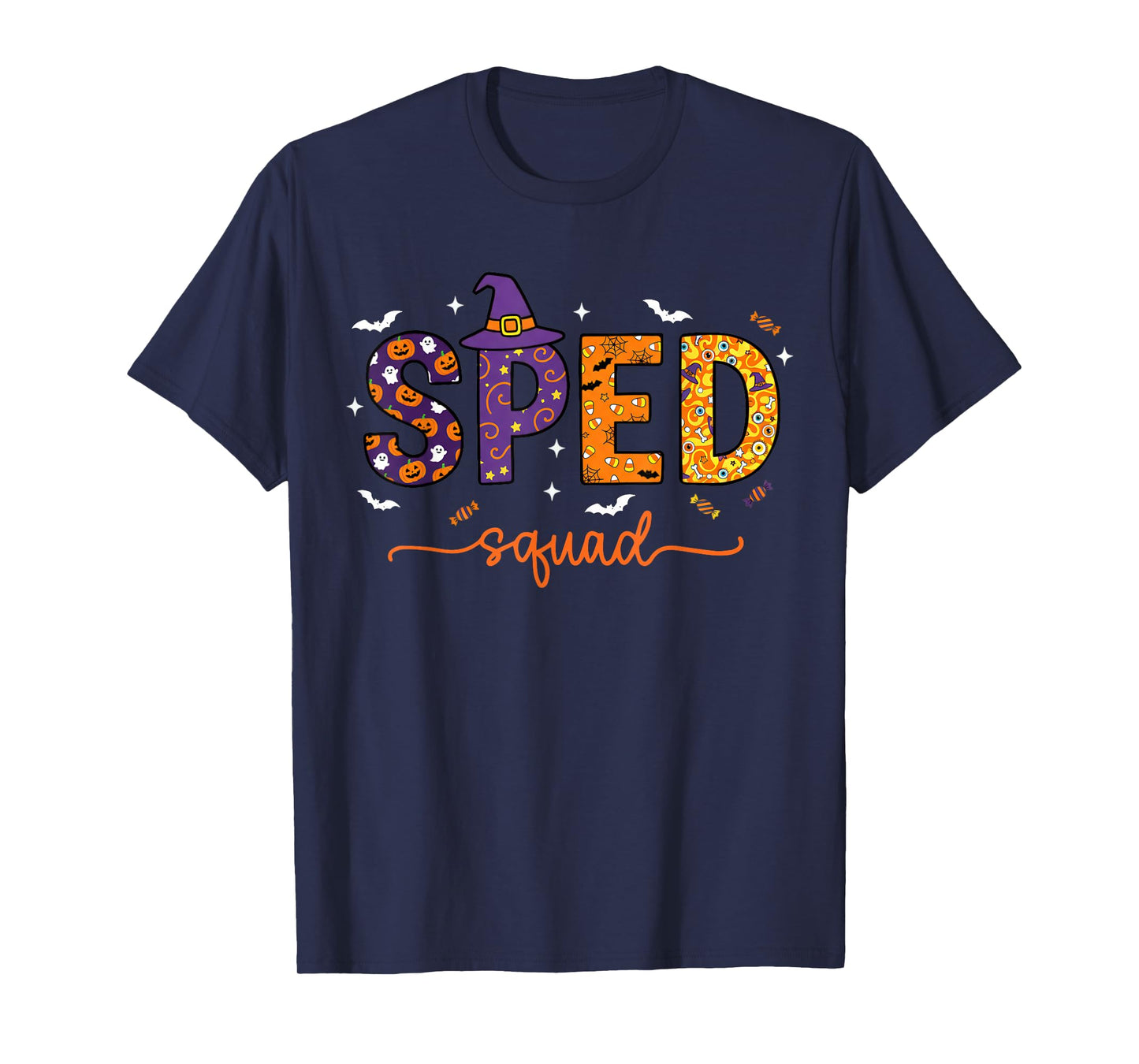 Sped Squad Team Special Education Teacher Halloween T-Shirt